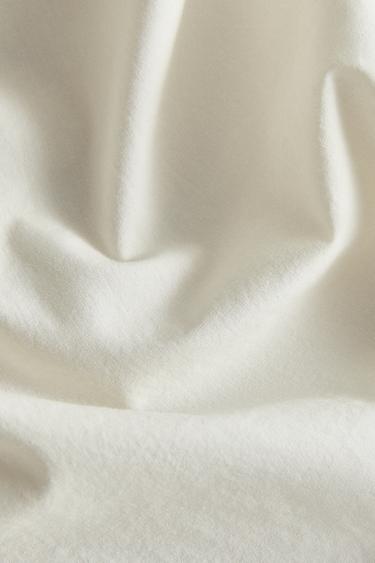 LENZUOLA DI SOPRA PER BAMBINI IN COTONE CON PUNTO CONCHIGLIA - Verde di Zara