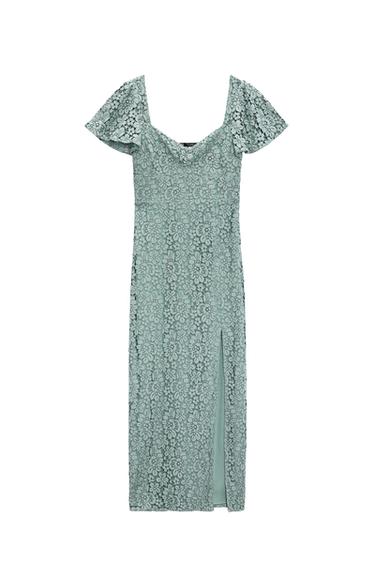 VESTIDO MIDI ENCAJE