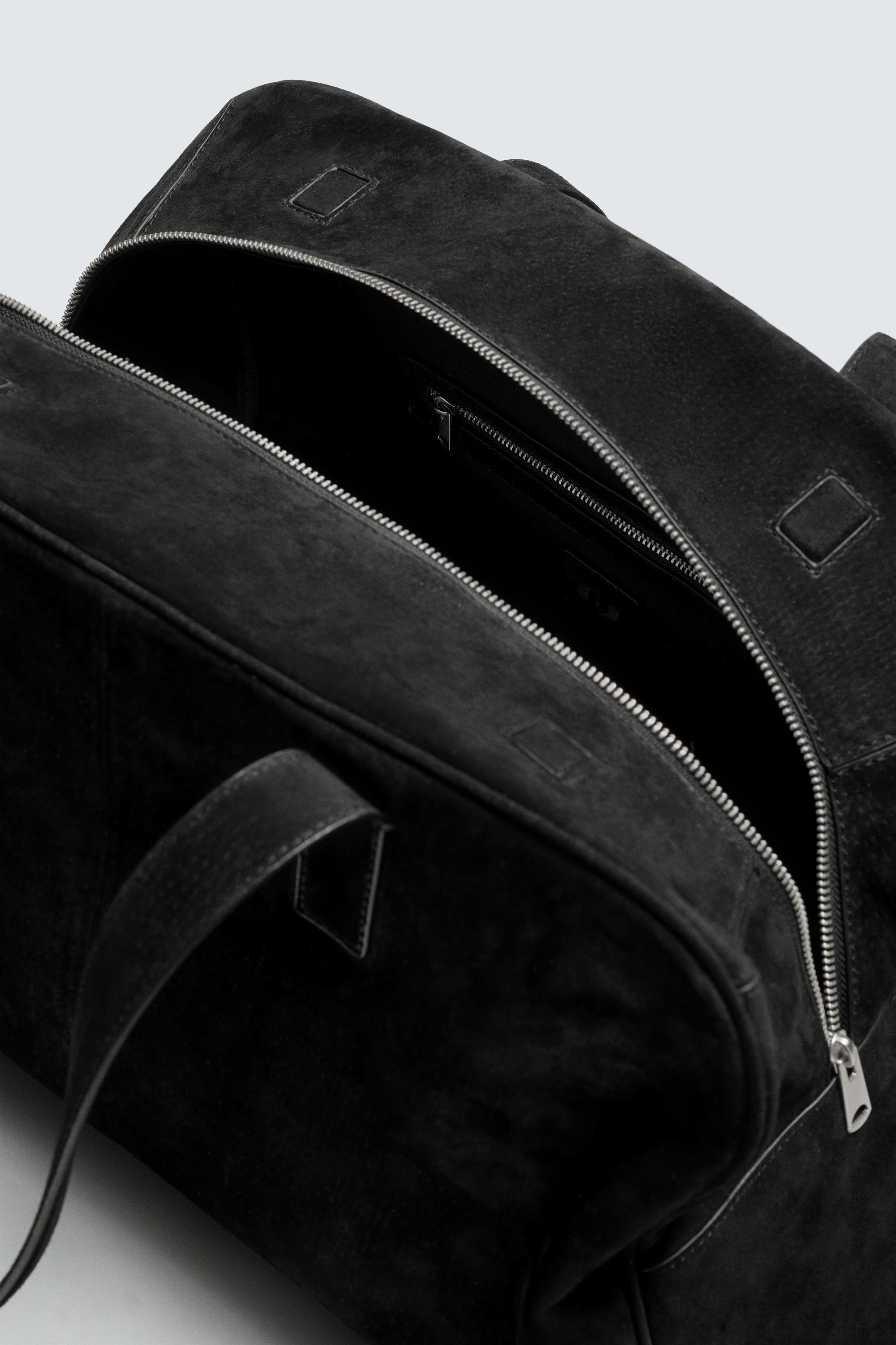 LEATHER TRAVEL BAG M