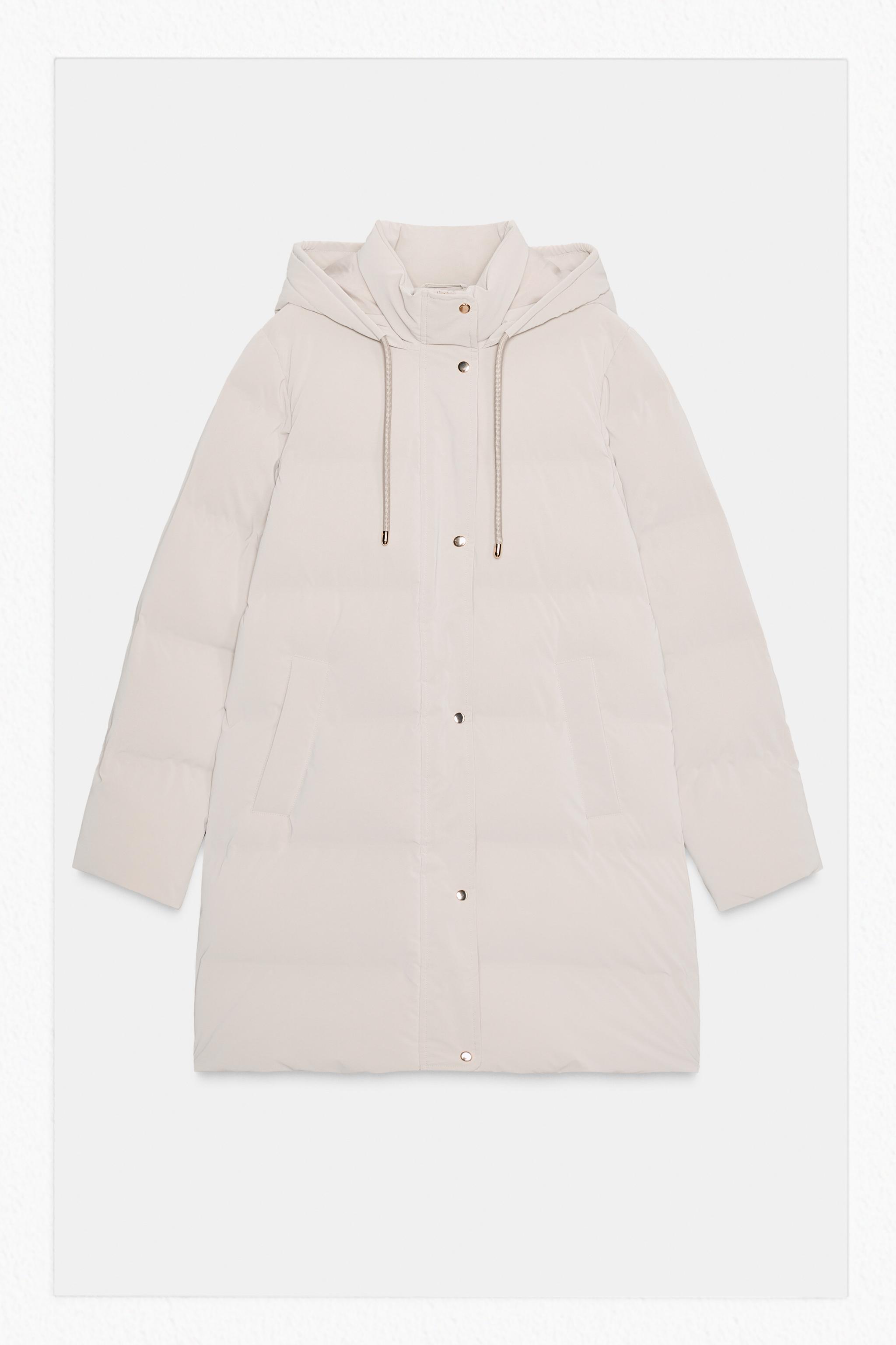 完売品 新品 ZARA ホワイトモッズコート 中綿 完売品 新品 ZARA ホワイトモッズコート 中綿 完売品 新品 ZARA