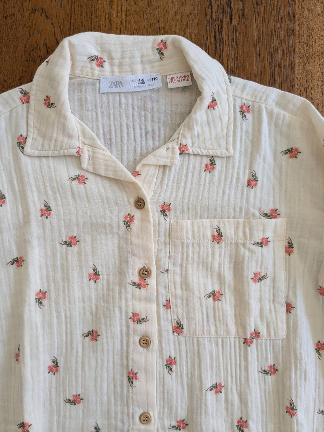FLORAL COTTON BLOUSE. - Image 4