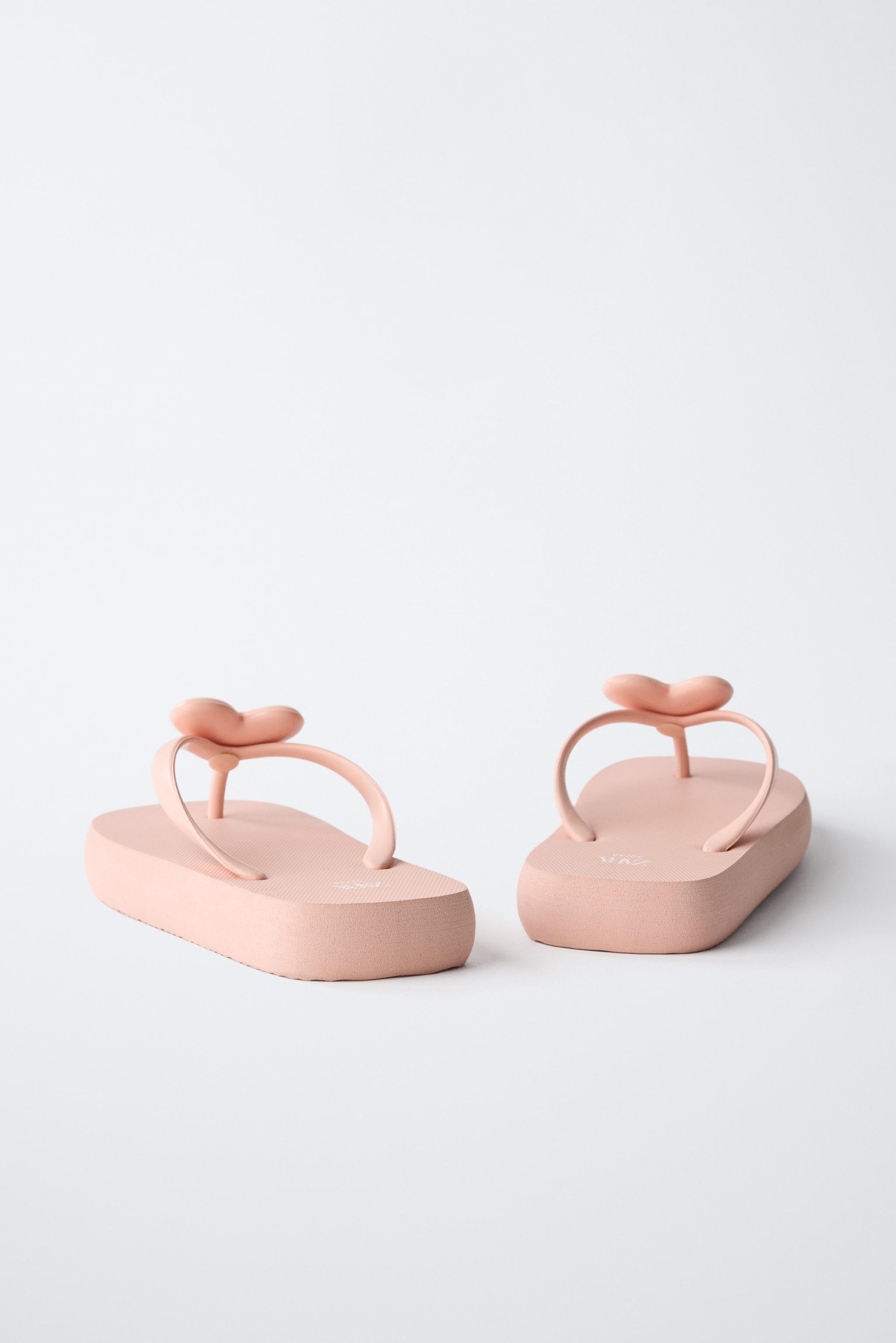 Детские сандалии Zara HEART POOL SLIDES — фото 5