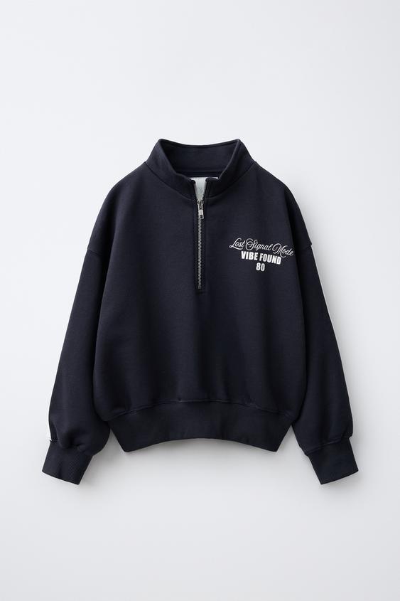DESSUADORA JOGGING COLL ALT - Marí de Zara - Imatge 0
