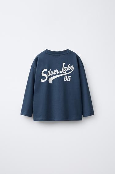 CITIES EMBROIDERED T-SHIRT - Blue by Zara - Image 1