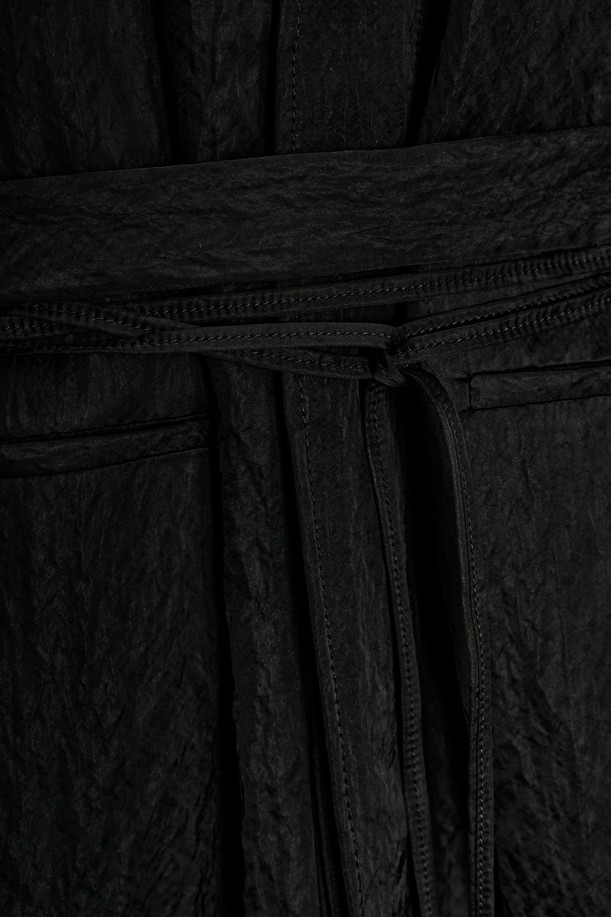 ZW COLLECTION LIMITED EDITION CRINKLED SATIN EFFECT DRESS