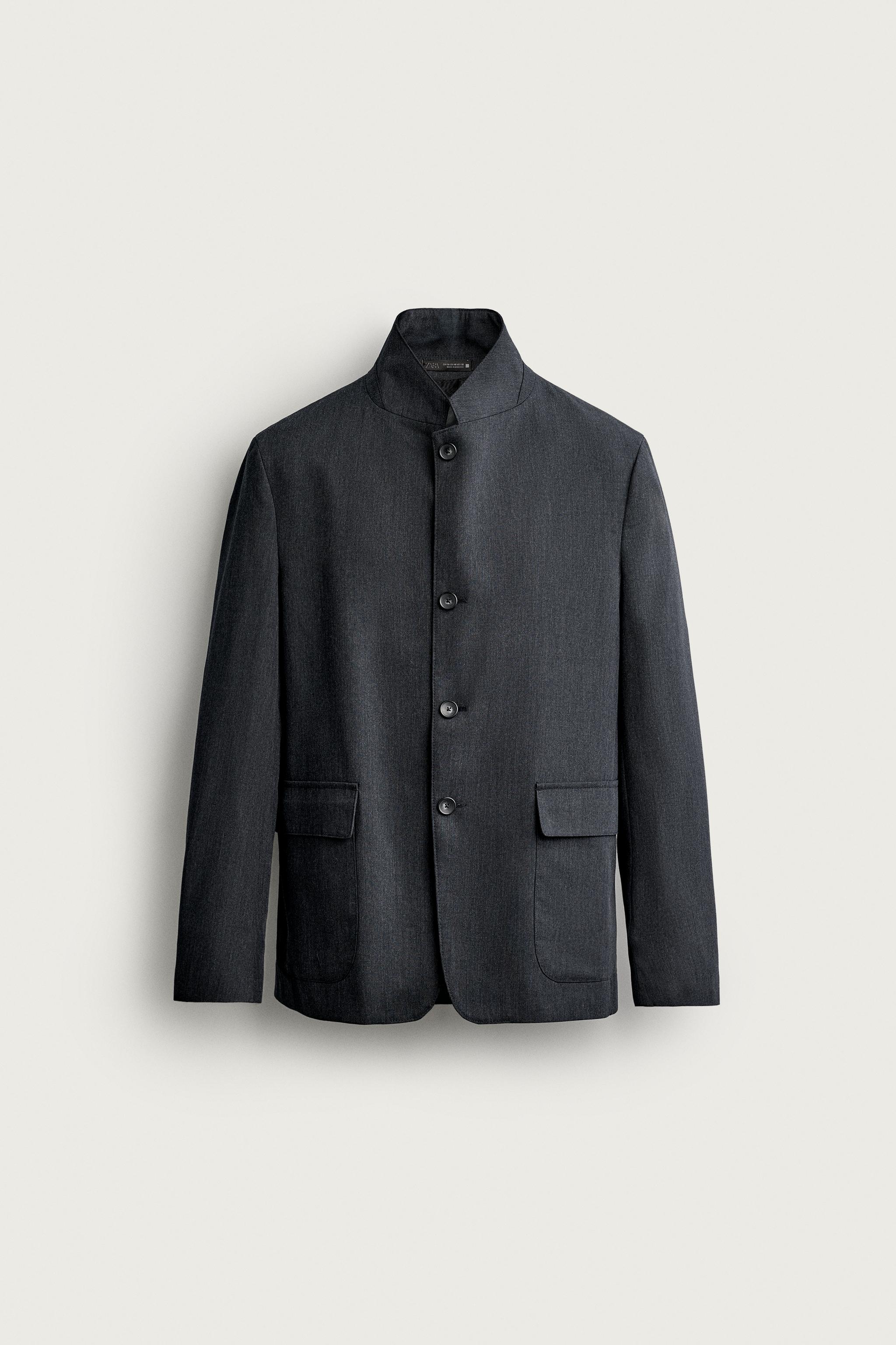 Zara DİK YAKA TAKIM BLAZER REGULAR FIT görsel 6