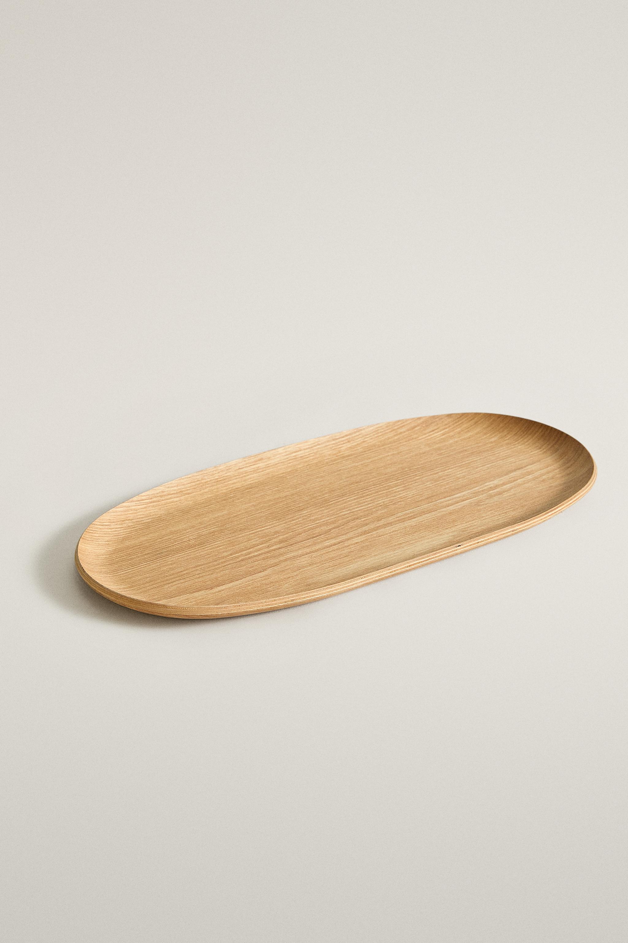 PLATEAU BOIS OVALE