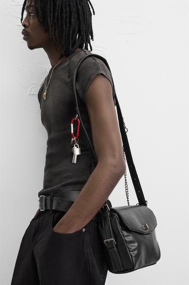 CHAIN CROSSBODY BAG - Black by Zara - Image 1