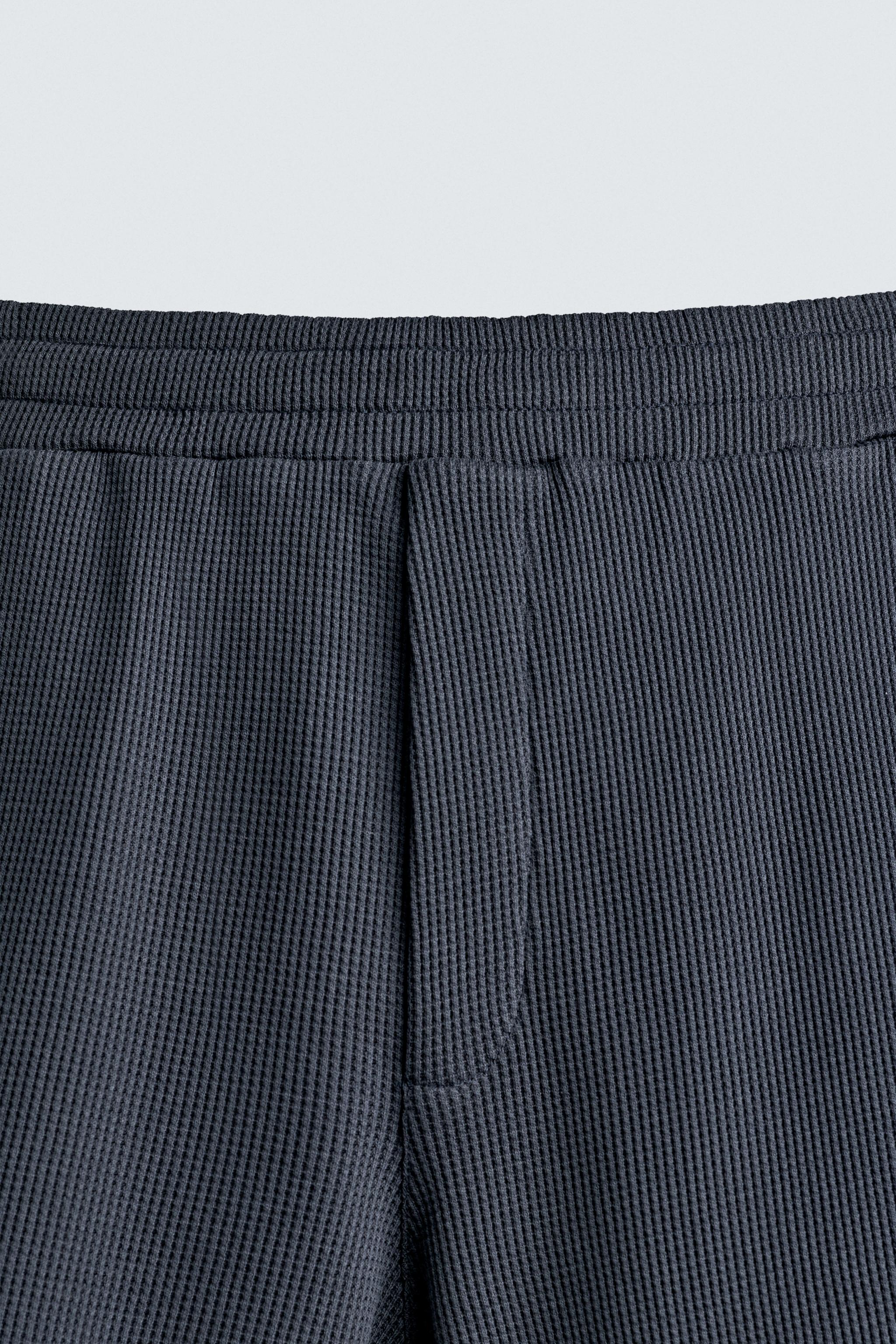 WAFFLE TEXTURE JOGGER SHORTS