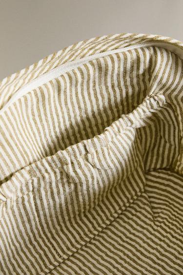 Zaras RANDIG TVÄTTPÅSE I MUSLIN FÖR BARN - Grön