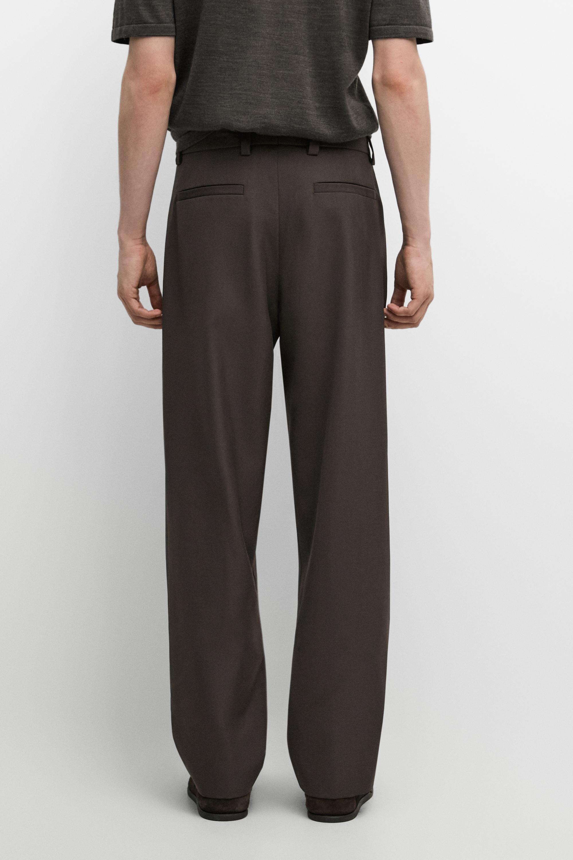 100% cool wool total look pants