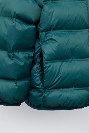 BLOUSON LÉGER DÉPERLANT - Vert / Bleu de Zara - Image 5