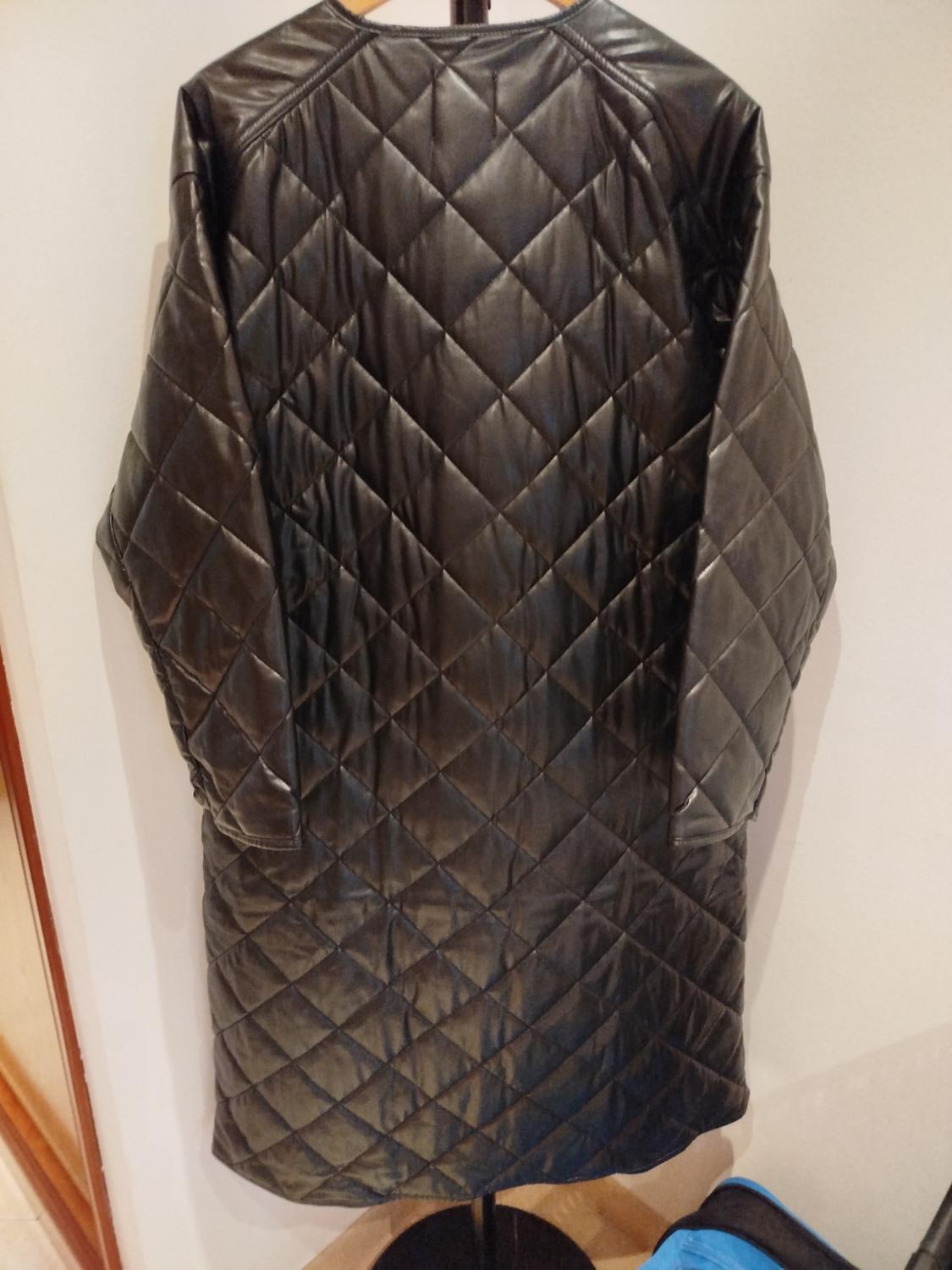 FAUX LEATHER PUFFER JACKET - Image 2