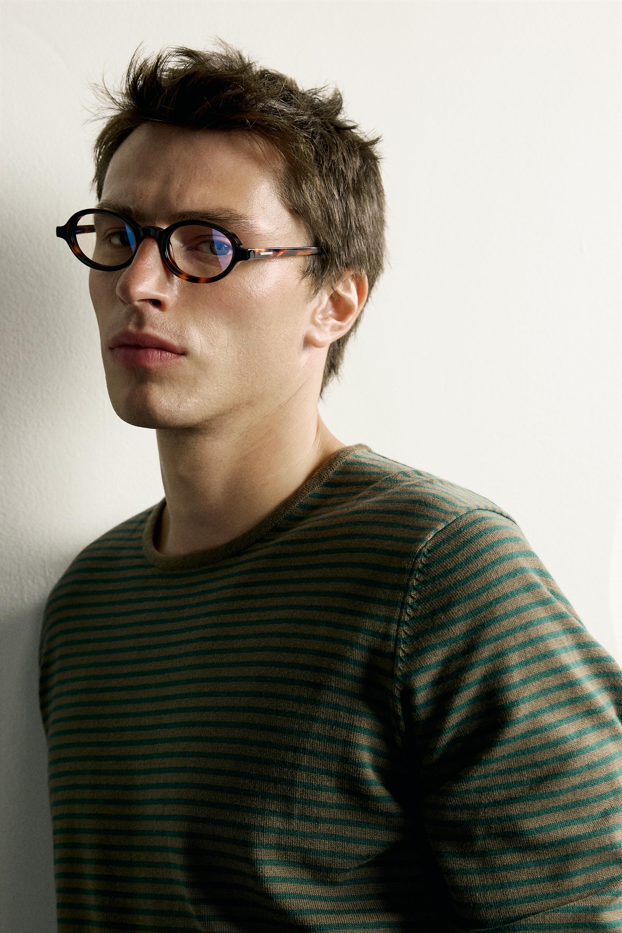 Мужские свитеры Zara STRIPED REGULAR FIT SWEATER — фото 5