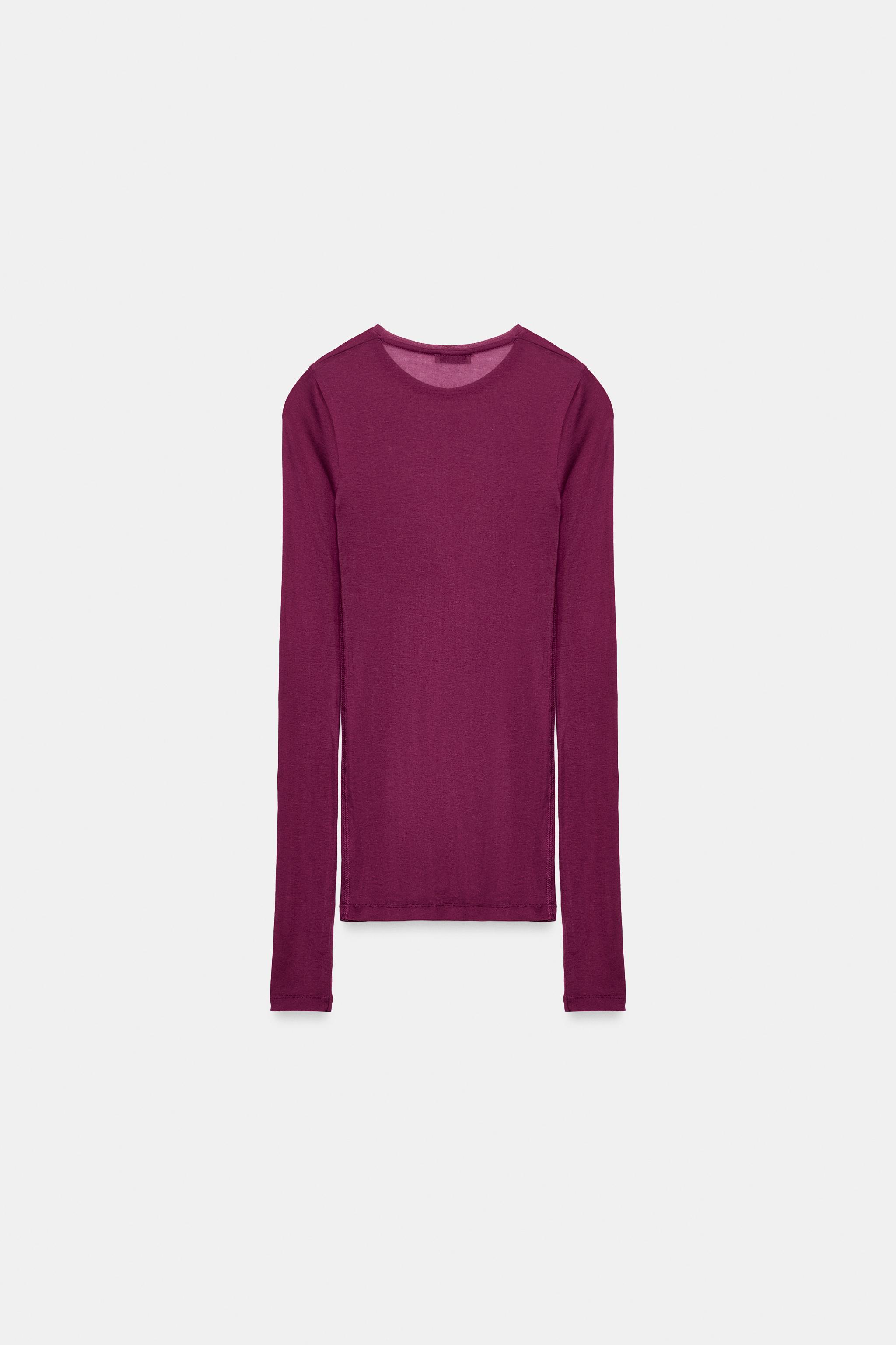 SUPIMA® LONG SLEEVE T-SHIRT — Wine