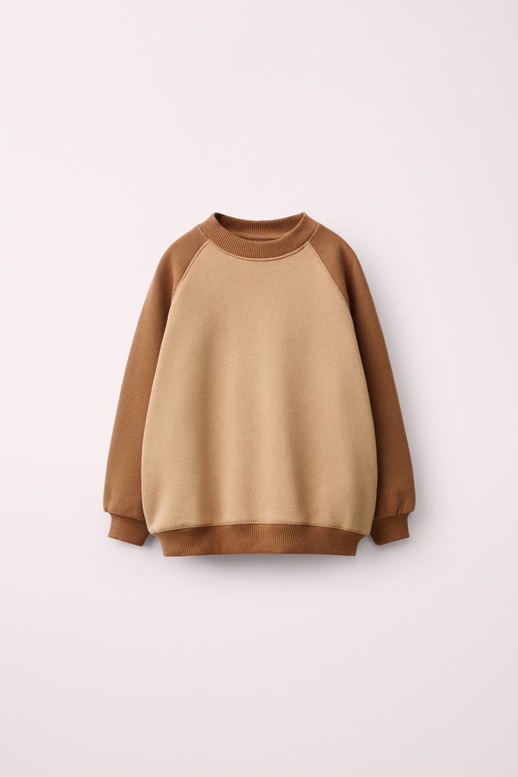Sudadera manga ranglán created by caramel london x zara