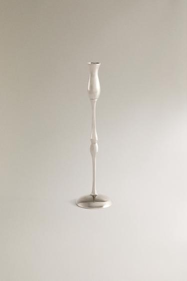 MINI BRASS CANDLESTICK - Silver by Zara