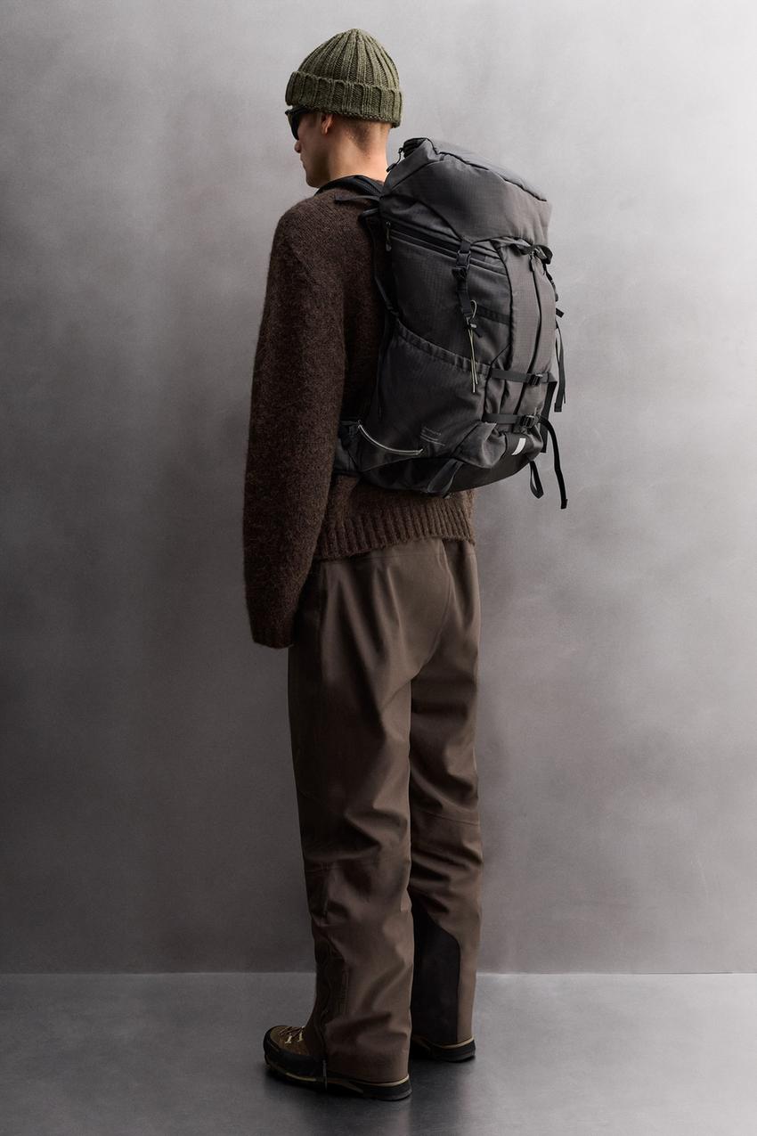 Zara - 55L Sports Backpack - Gray - One Size Only - Man