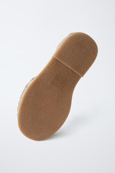CHAUSSURES TRESSÉES - Or de Zara - Image 6
