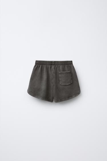 BERMUDA IMPRIMÉ PALMIERS - Gris anthracite de Zara - Image 1