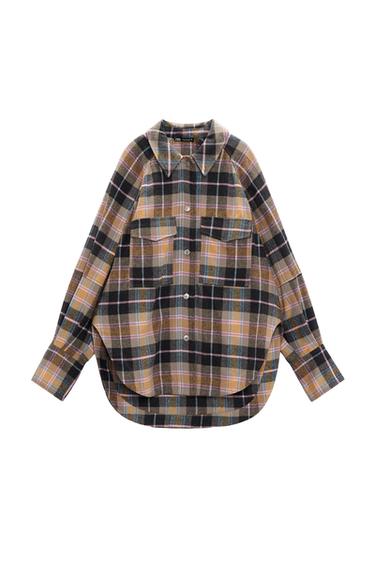OVERSIZED PLAID OVERSHIRT