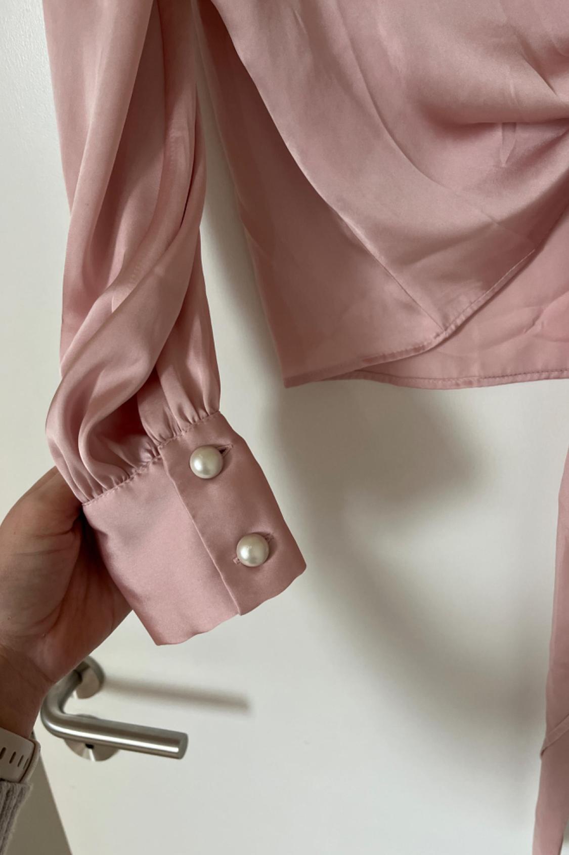 SATIN CROSSOVER TOP - Image 2