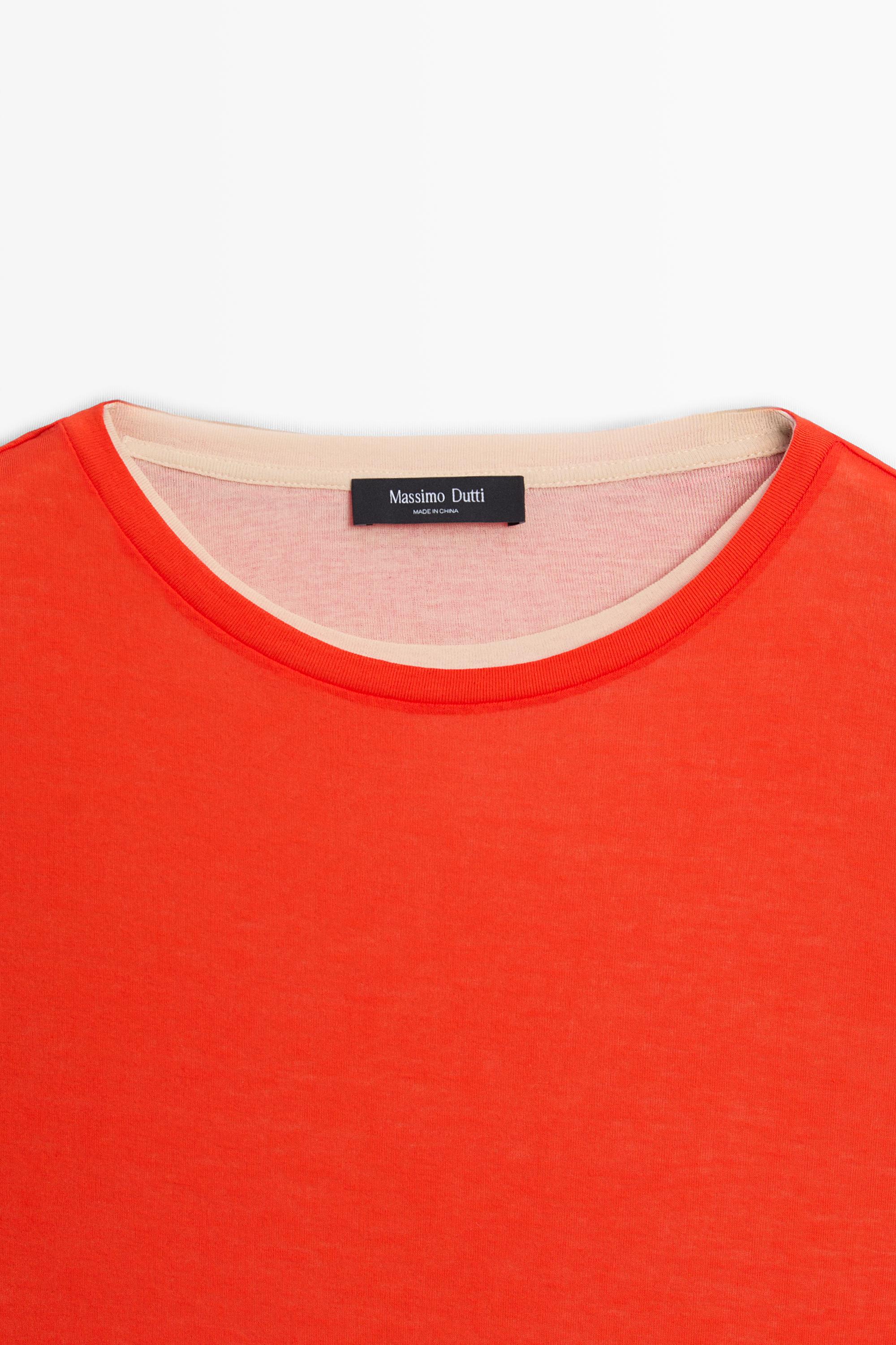 T-shirt manches courtes finition double