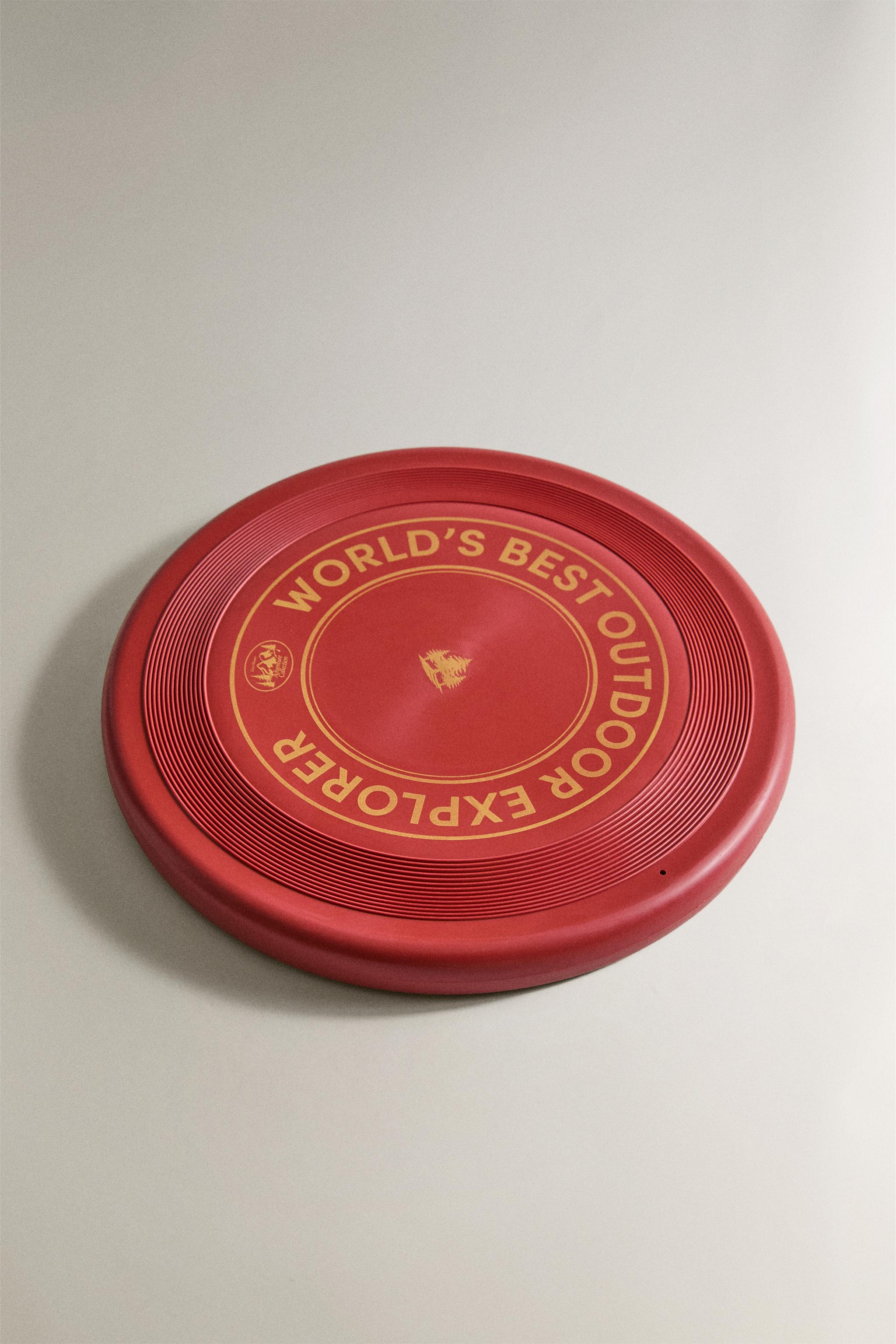 TEXTURED FLYING DISC — Red