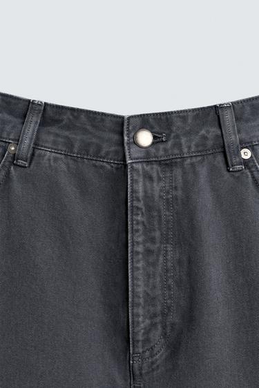 WIDE-LEG TROUSERS - Mid-blue by Zara - Image 7