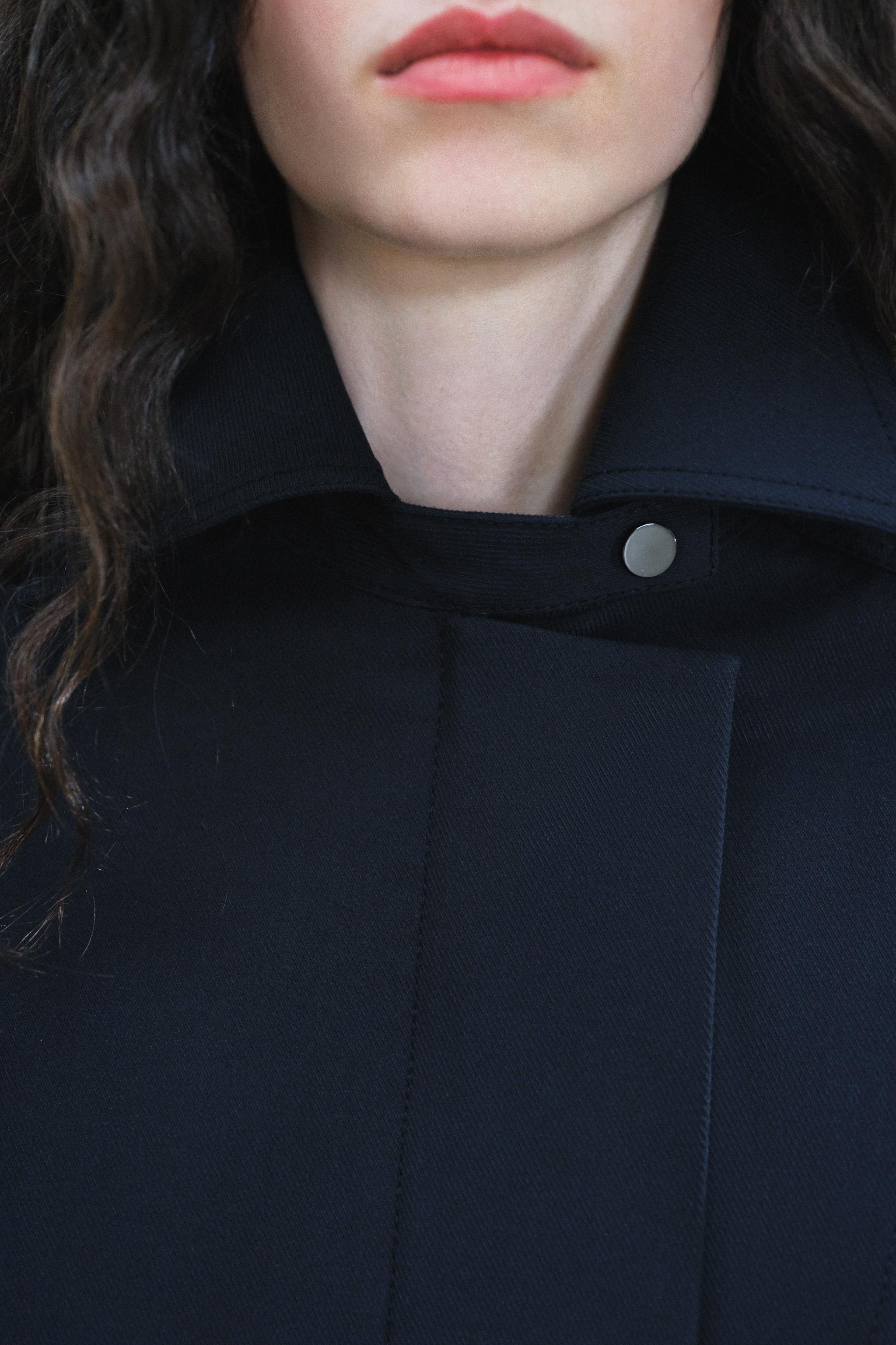 Zara ZW COLLECTION BOMBER CEKET görsel 5