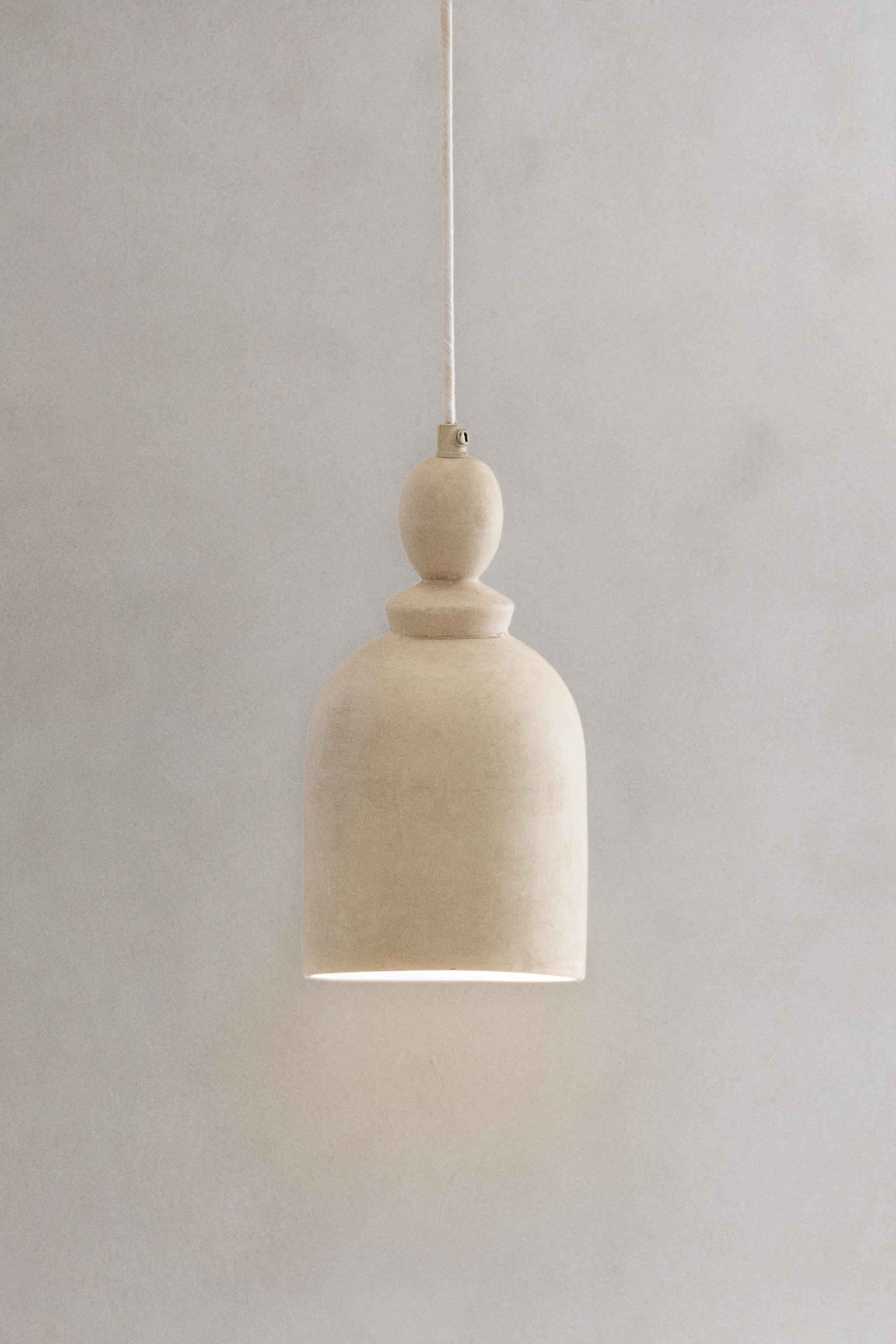 LARGE CERAMIC CEILING LAMP - Beige | ZARA United States