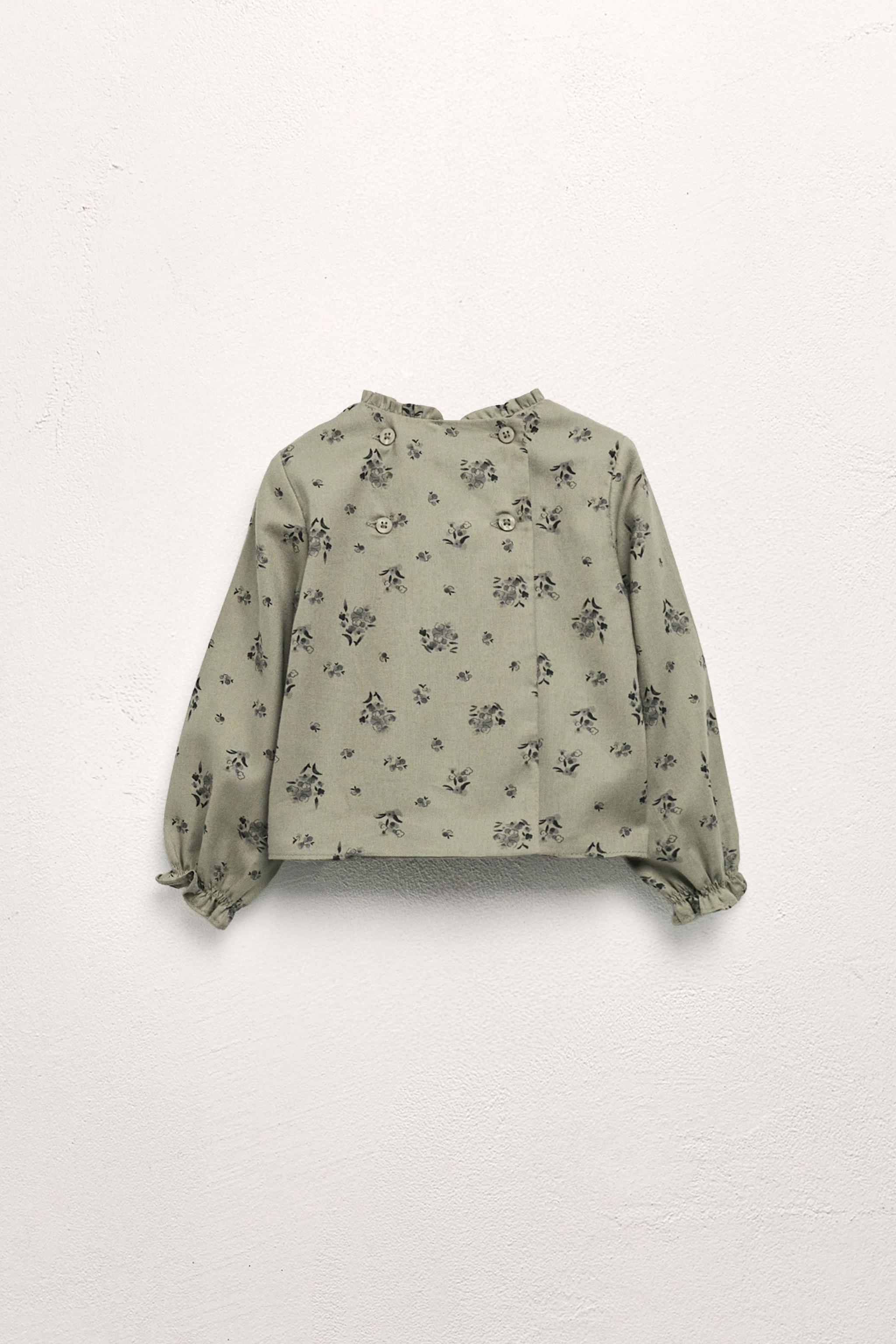 BLOUSE FLEURS ET VOLANTS ÉDITION LIMITÉE
