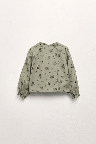 BLOUSE FLEURS ET VOLANTS ÉDITION LIMITÉE - Imprimée de Zara - Image 1