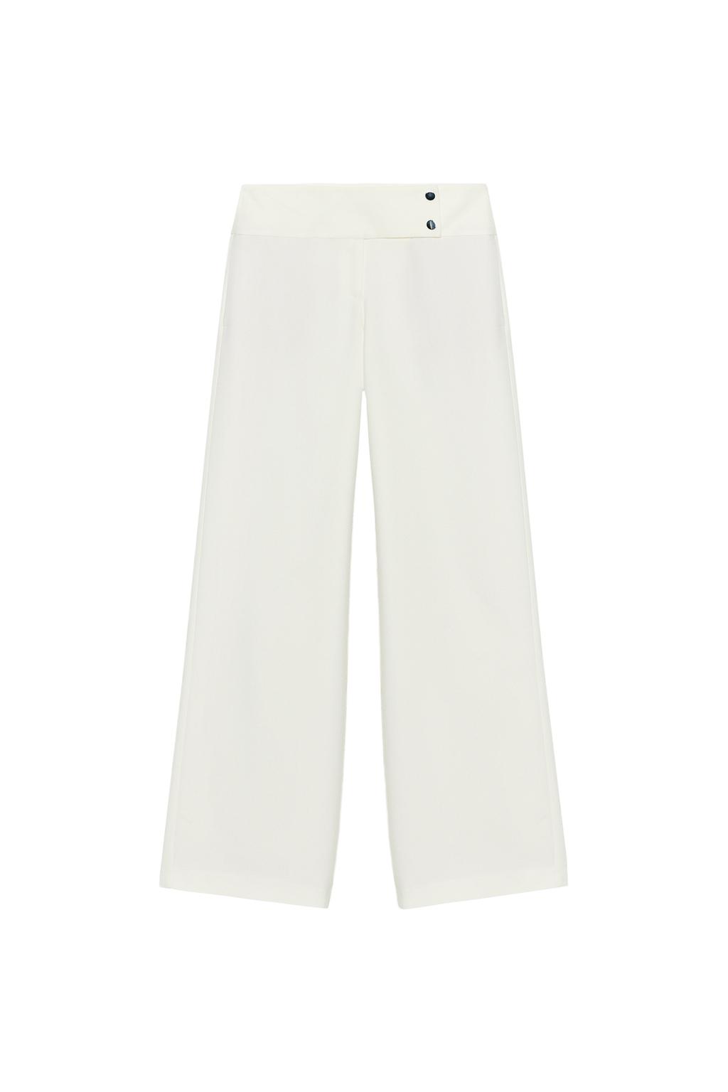 LOW-RISE STRAIGHT LEG PANTS - image 3