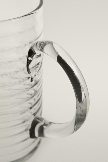 RAISED LINE GLASS JUG - Transparent by Zara - Image 2