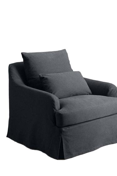غلاف قطن للكرسي بذراعين ARMCHAIR 01 - MIDNIGHT BLUE الخاص بـ Zara