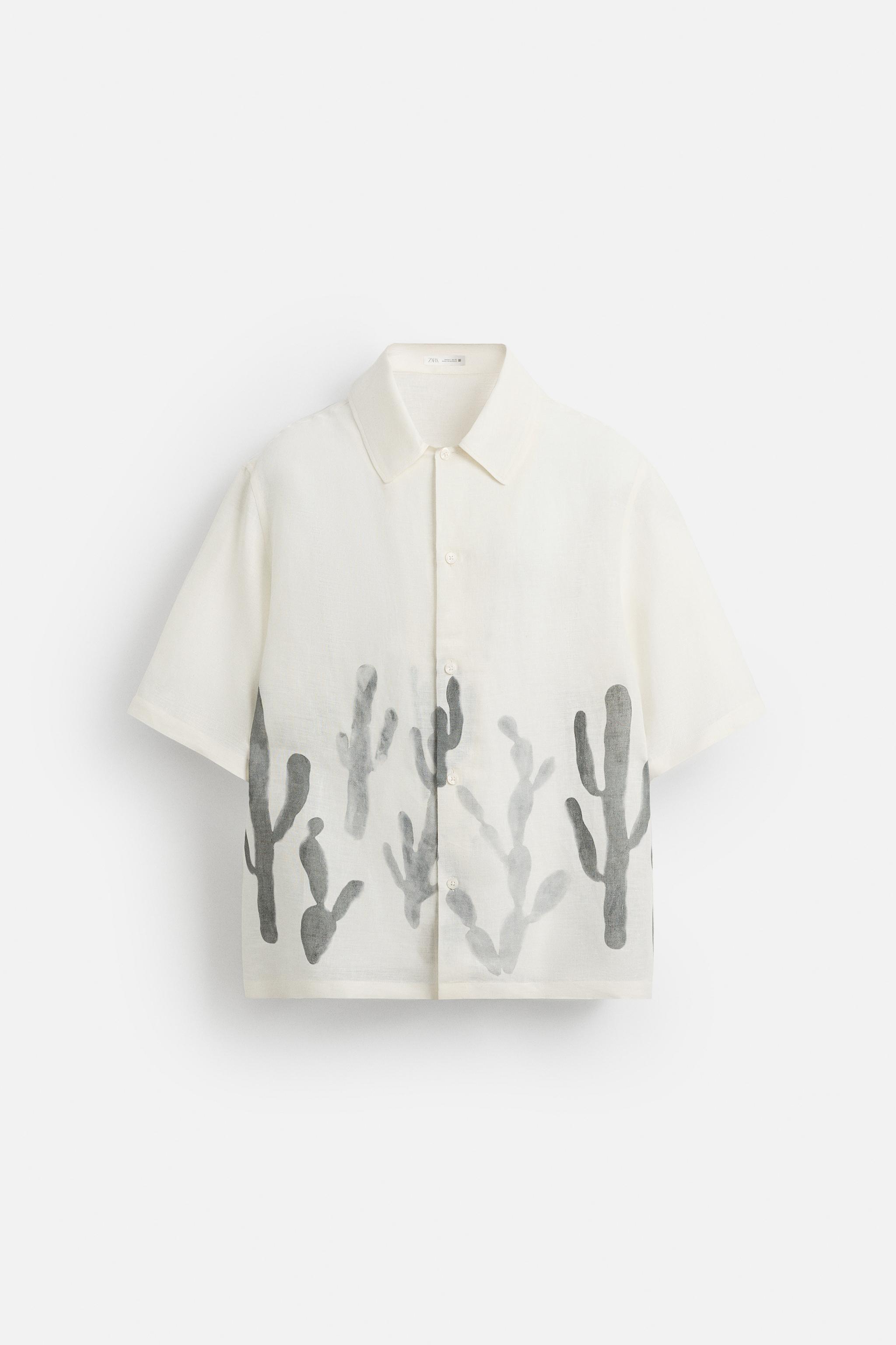 LINEN - VISCOSE CACTUS SHIRT