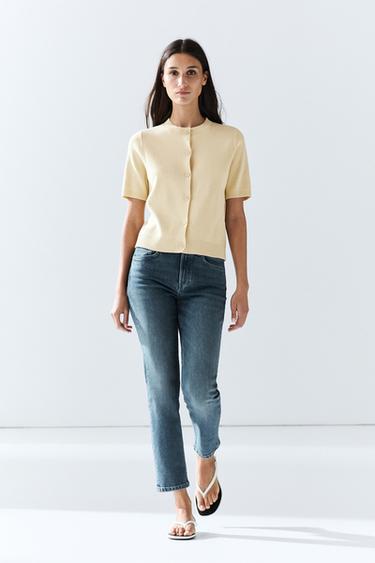 Zara 100% Cotton Short Sleeve Cardigan - 318 - Image 0