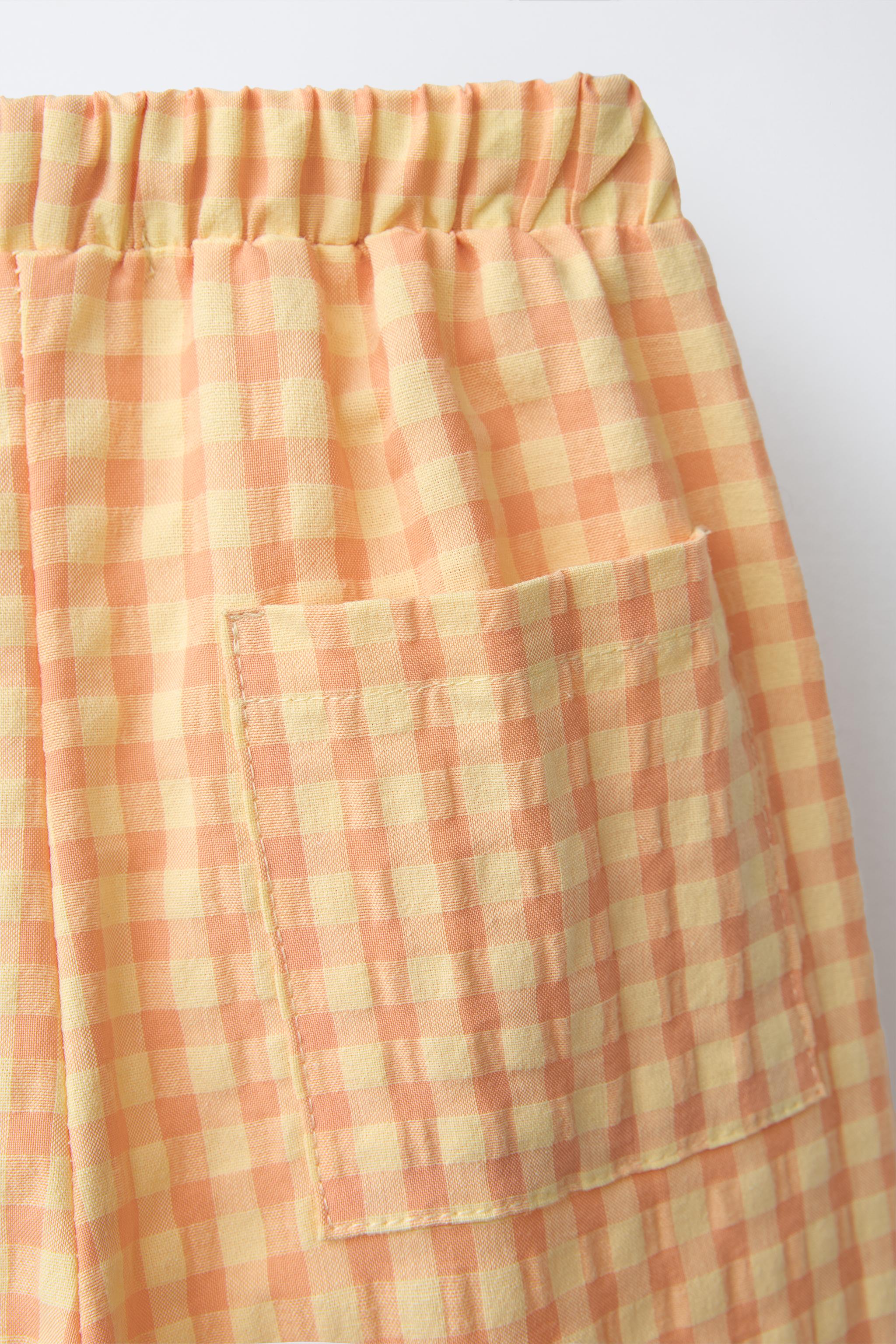 PANTALON RELAXED À CARREAUX VICHY