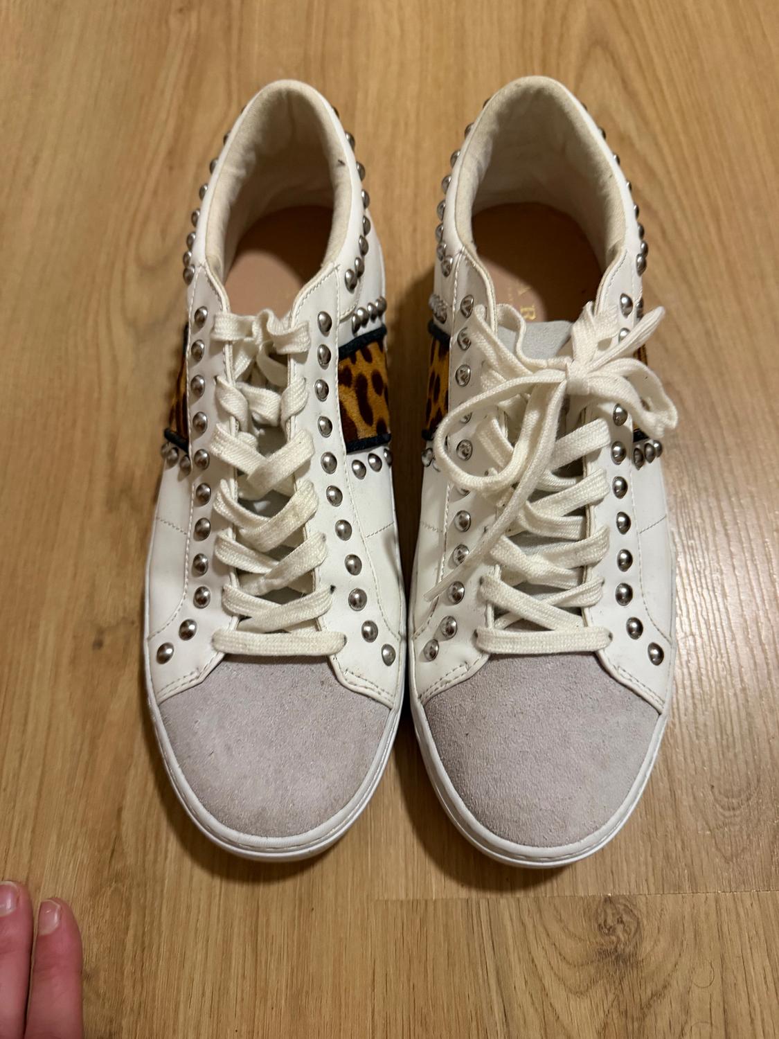 ANIMAL PRINT LEATHER SNEAKERS - Image 3