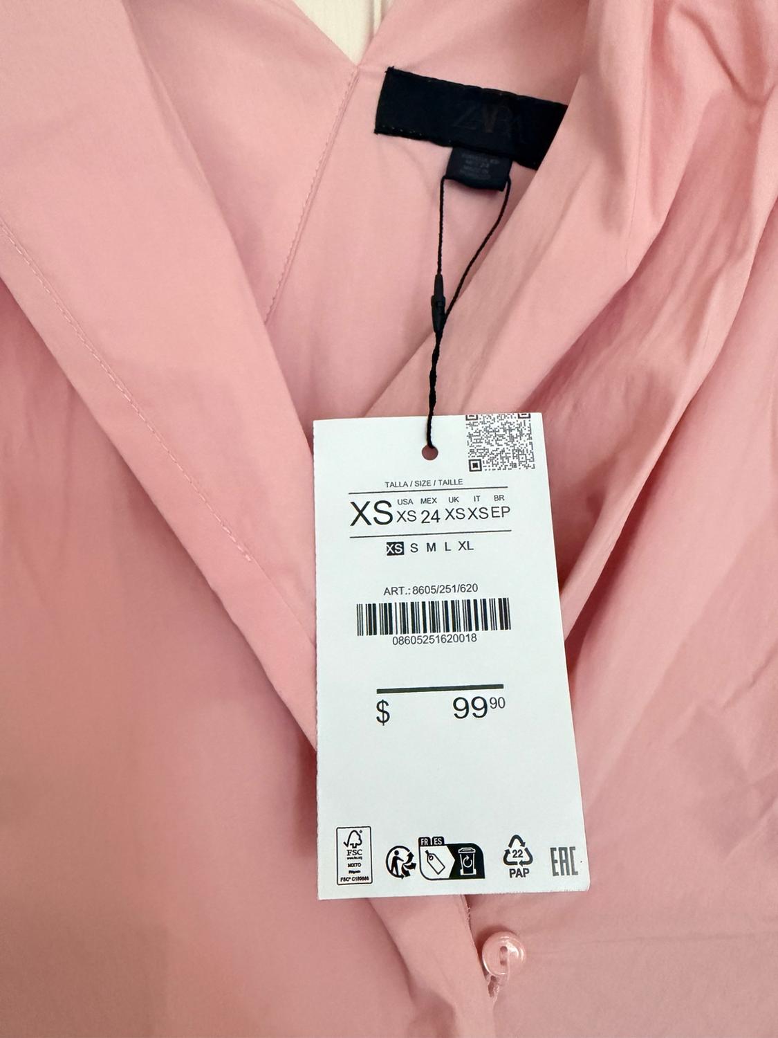 ZW COLLECTION PLEATED POPLIN DRESS - Image 4
