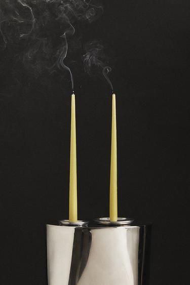 SMALLE KAARSEN (2-PACK) - Lichtgroen van Zara