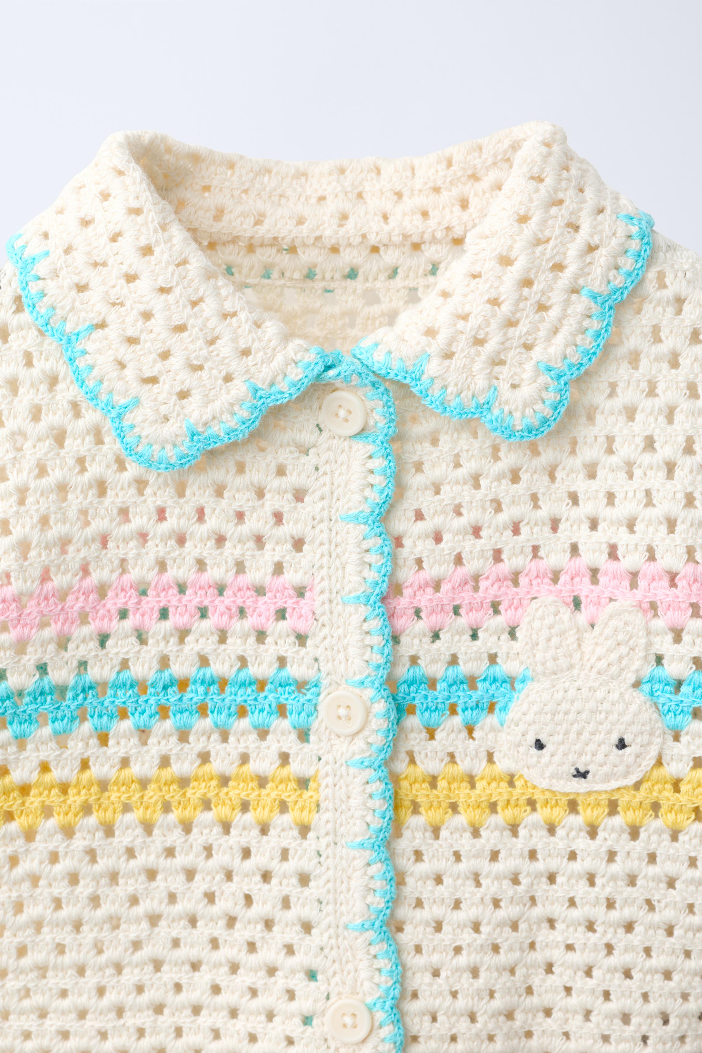 Детские свитеры Zara MIFFY™ MERCIS BV © STRIPED KNIT POLO — фото 3