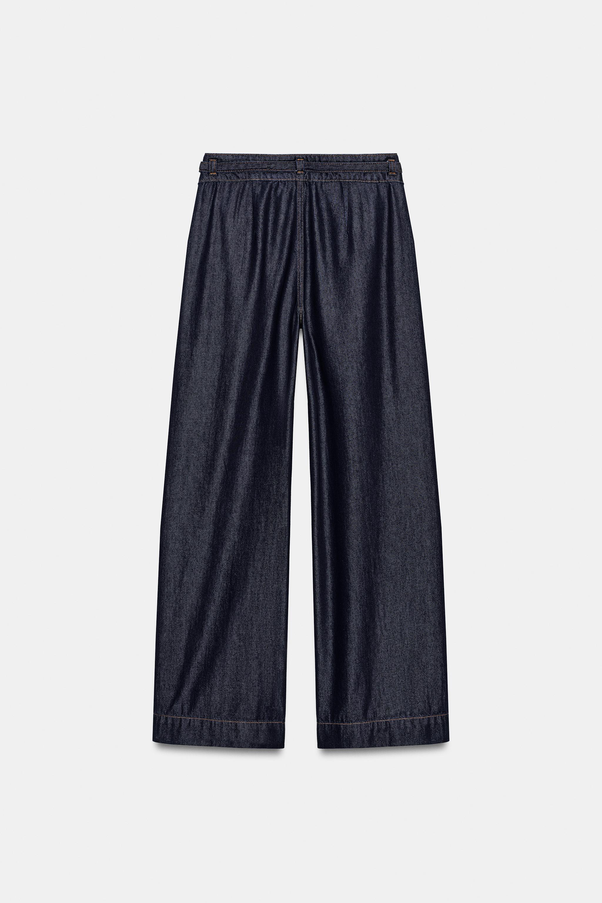 Z1975 YÜKSEK BEL KEMERLİ BOOTCUT JEAN - Görsel 7