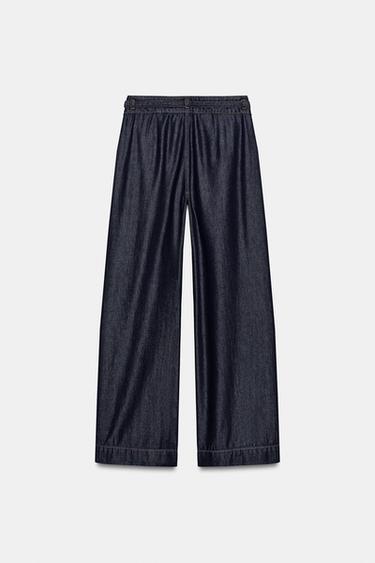 JEAN Z1975 BOOTCUT TAILLE HAUTE CEINTURE - Bleu de Zara - Image 6