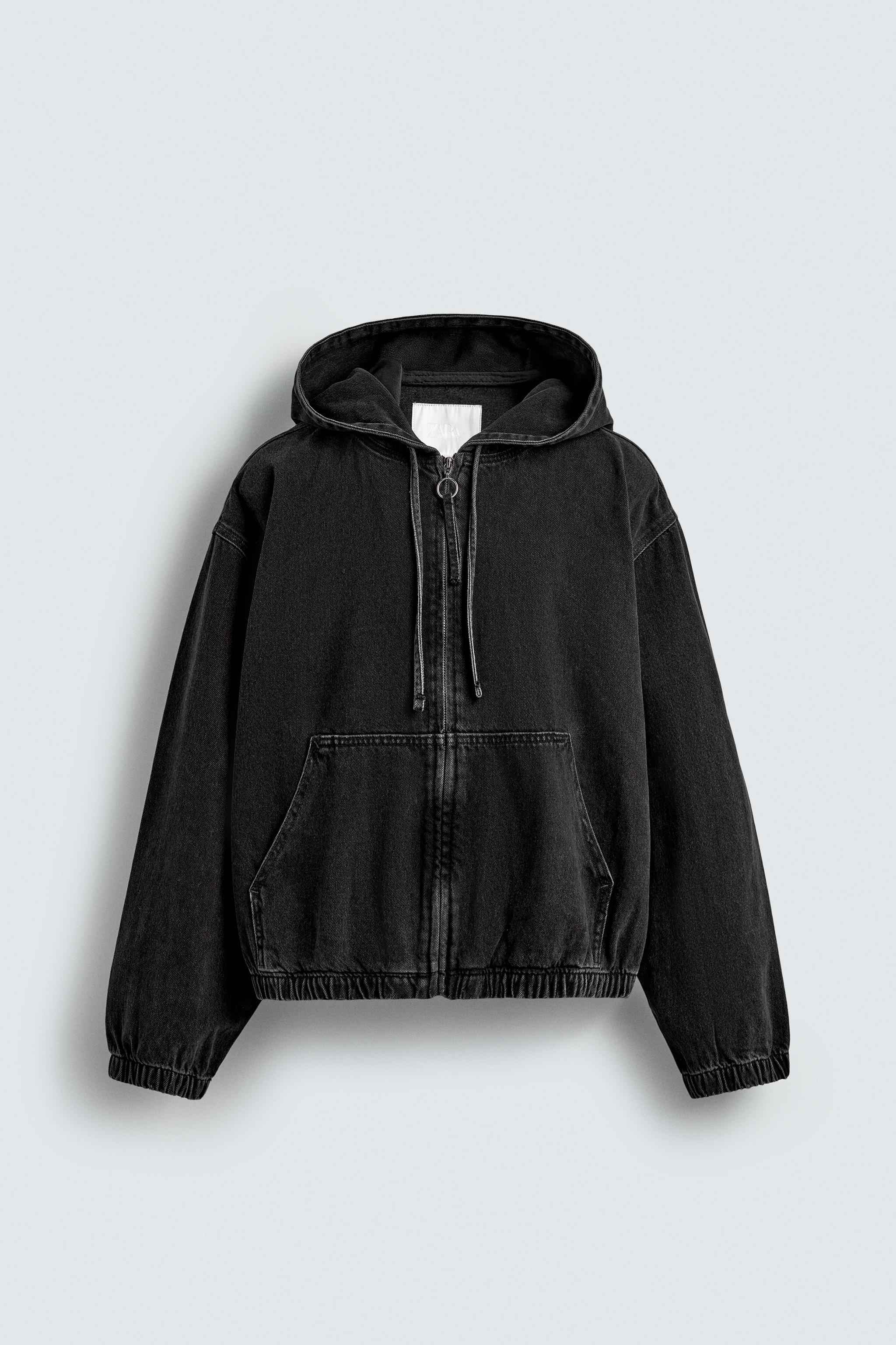 ウォッシュド フード付きジャケット - グレー | ZARA Japan / 日本