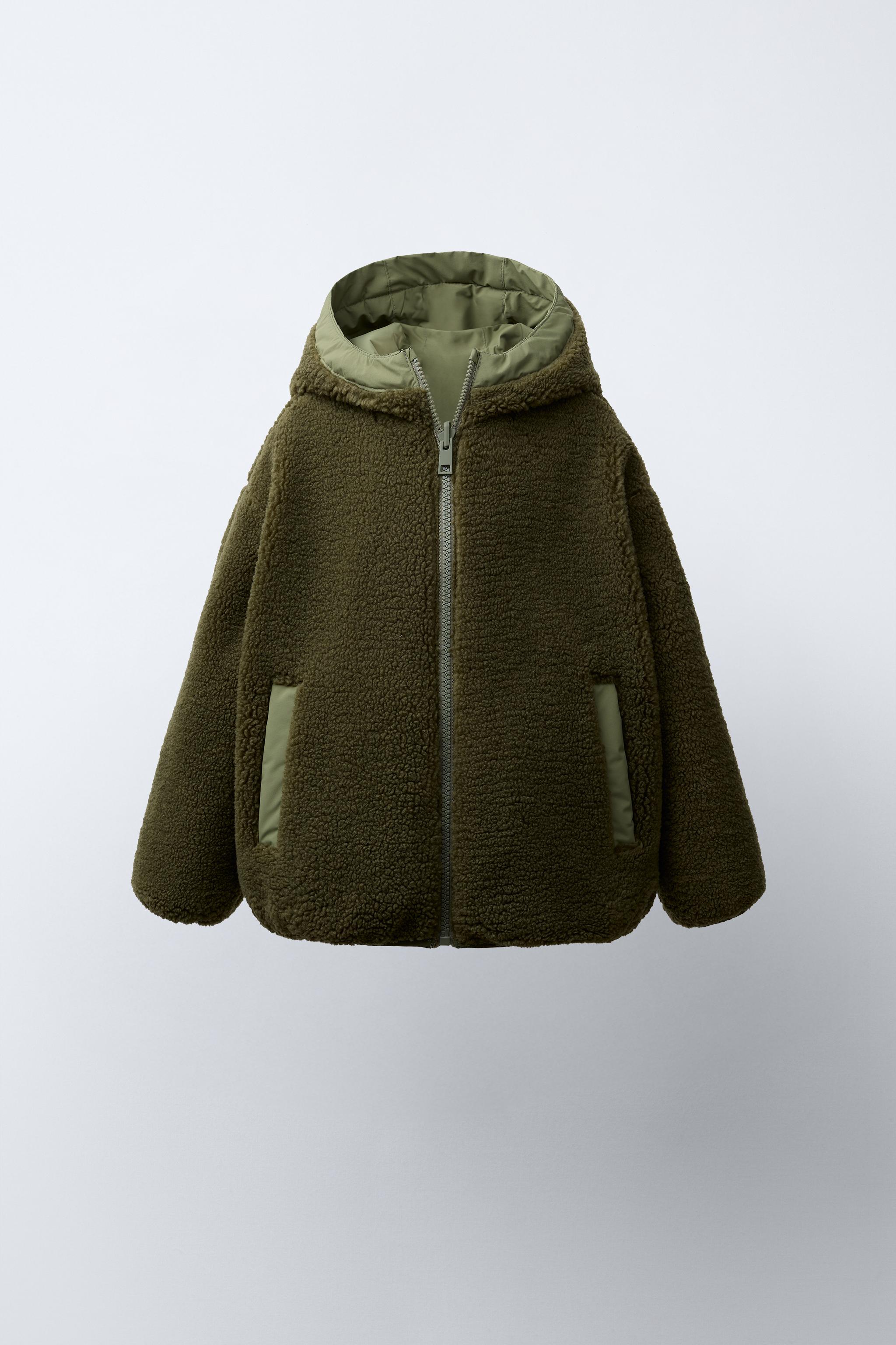 ZARA オリーブブラウン ミリタリージャケット ZARA TRAFALUC オリーブ ミリタリージャケット S オーバーサイズ