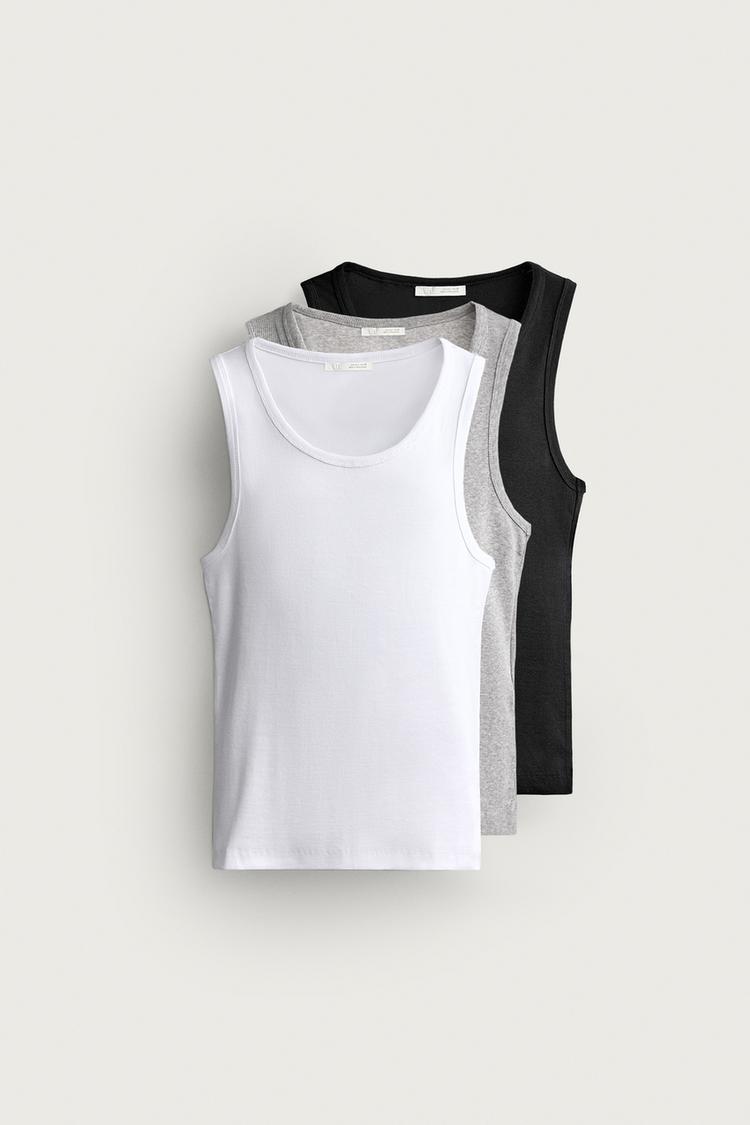 3-PACK OF BASIC TANK TOPS