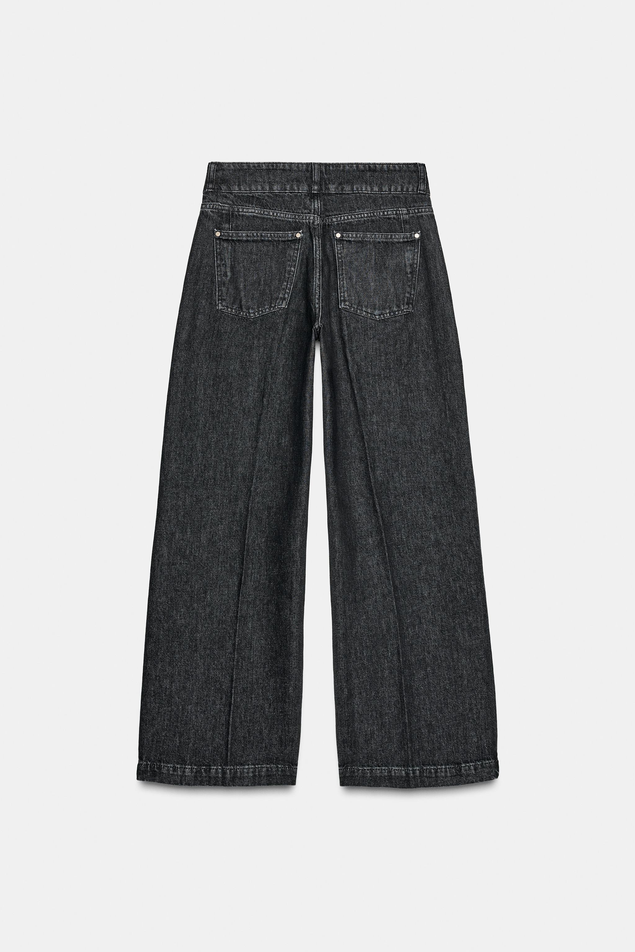 JEANS Z1975 YÜKSEK BEL GENİŞ PAÇA - Görsel 7