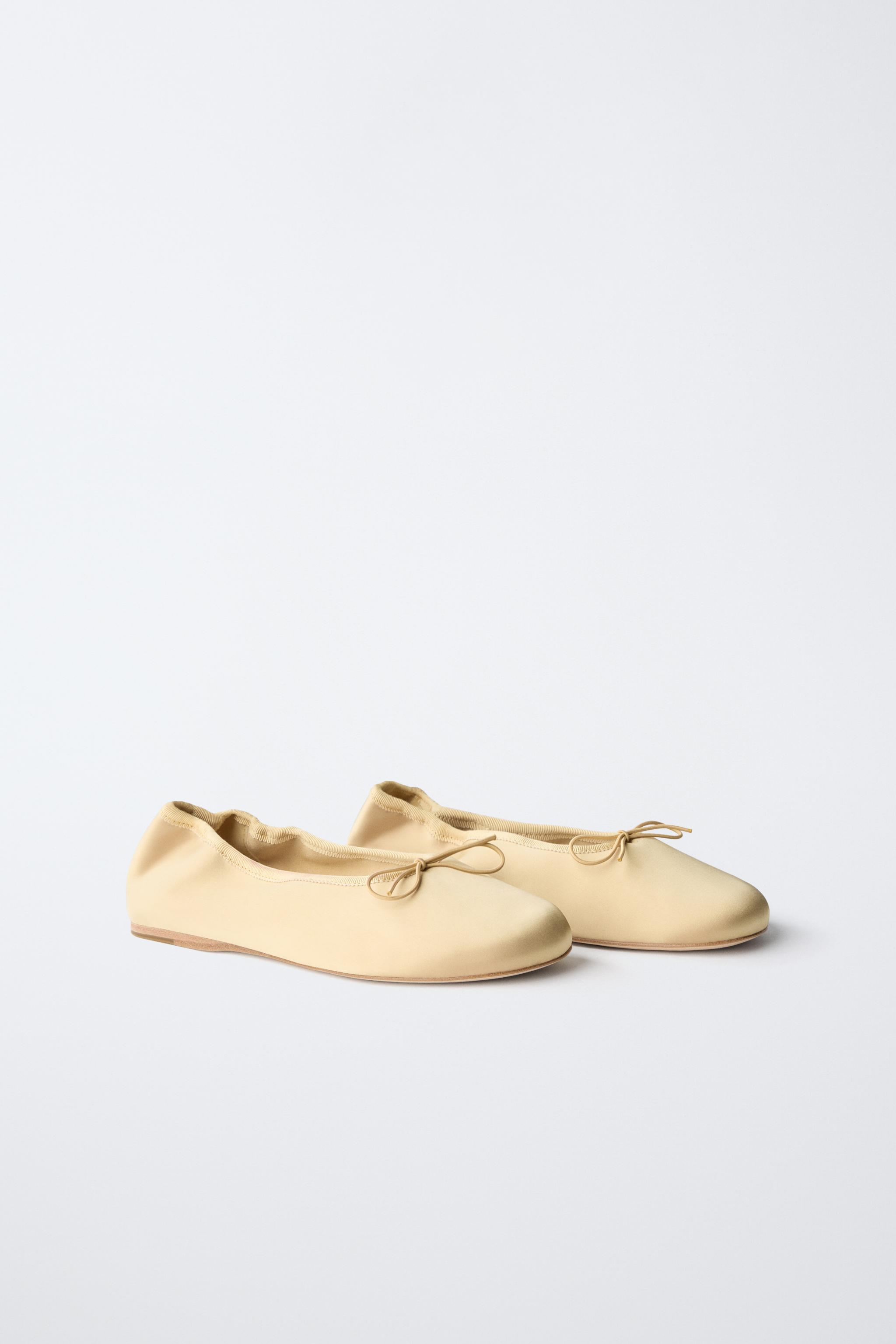 LIMITED EDITION BOW BALLET FLATS — Yellow